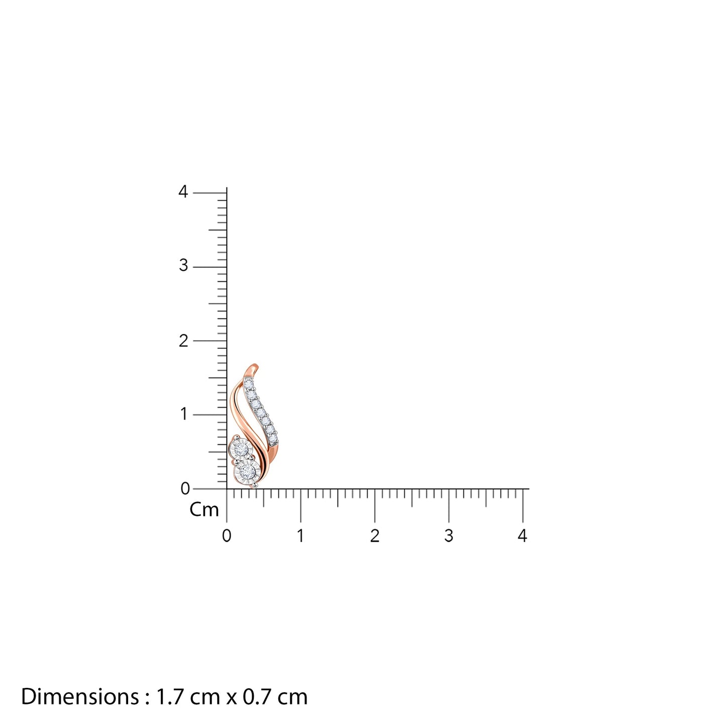 Rose Gold Beauty Diamond Pendant