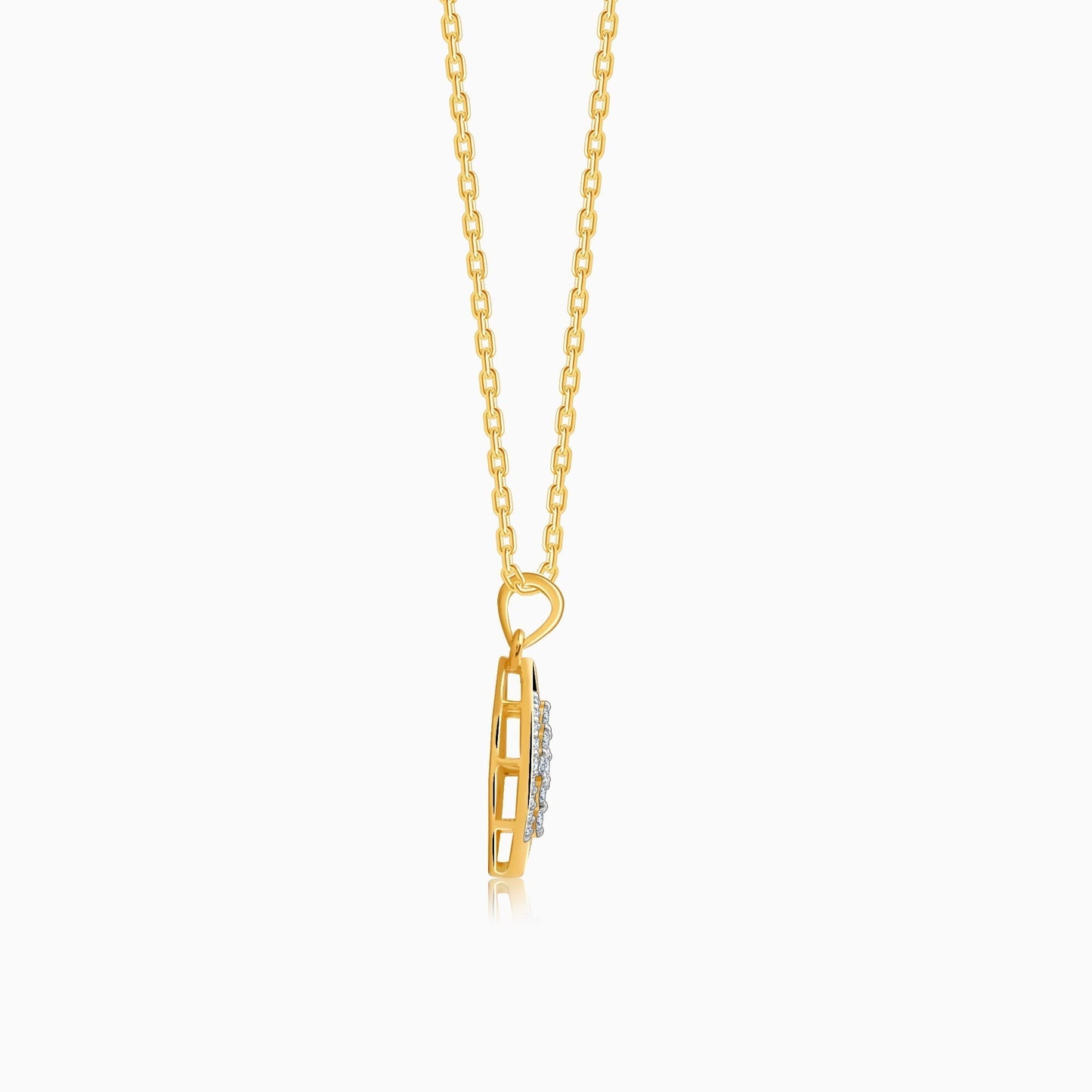 Gold Breezy Bling Diamond Pendant