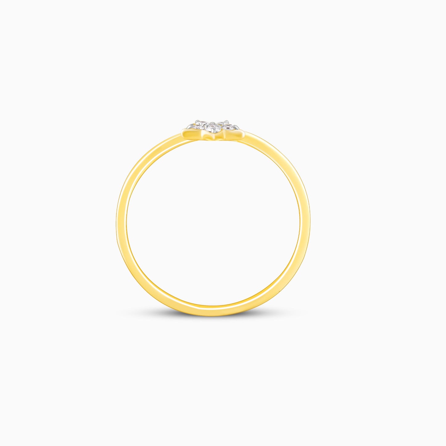 Gold Star Constellation Diamond Ring