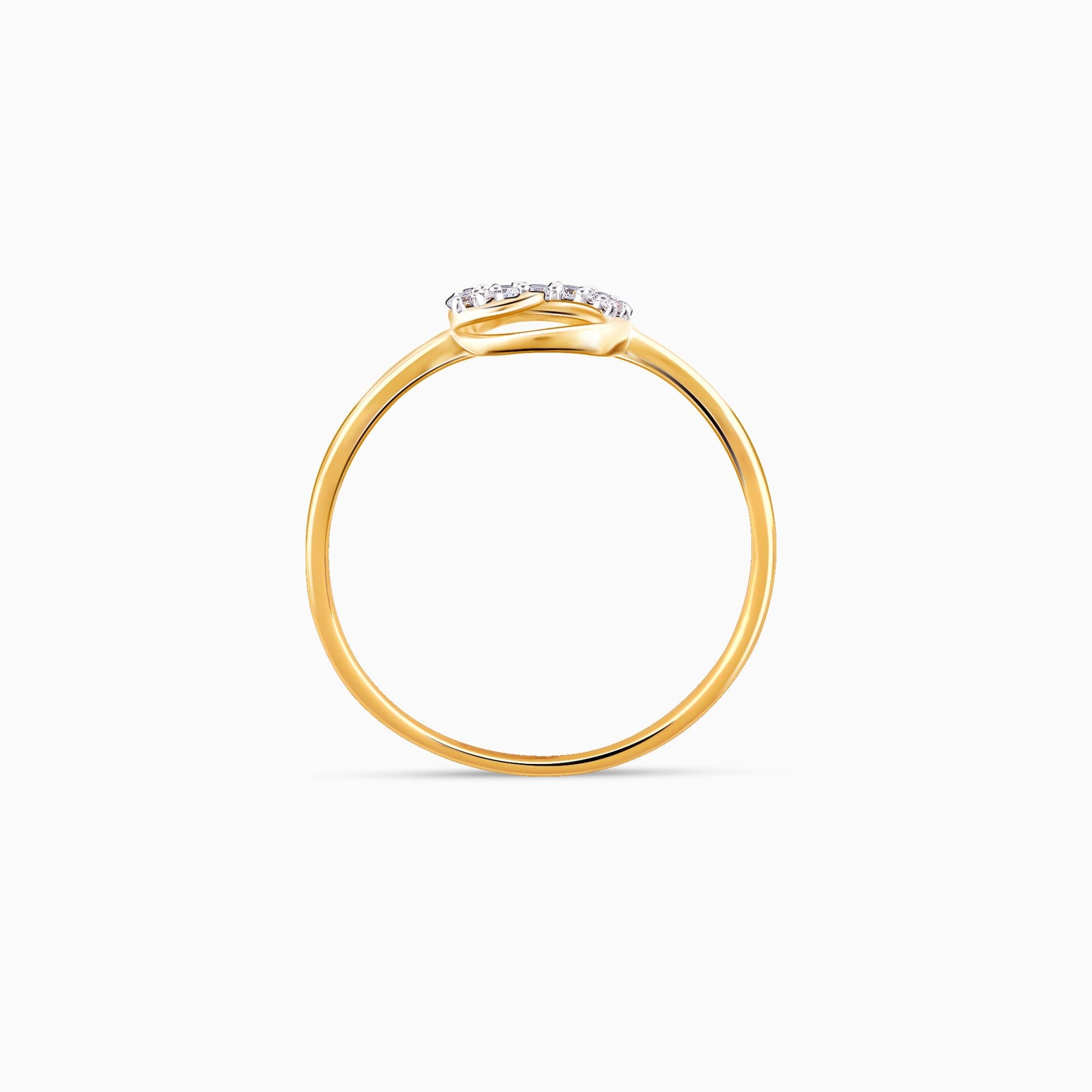 Gold Cirque Diamond Ring