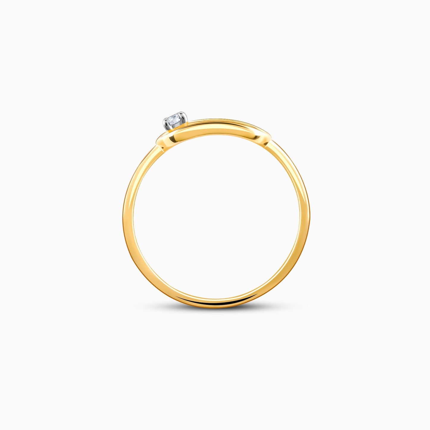 Gold Radiant Grace Diamond Ring