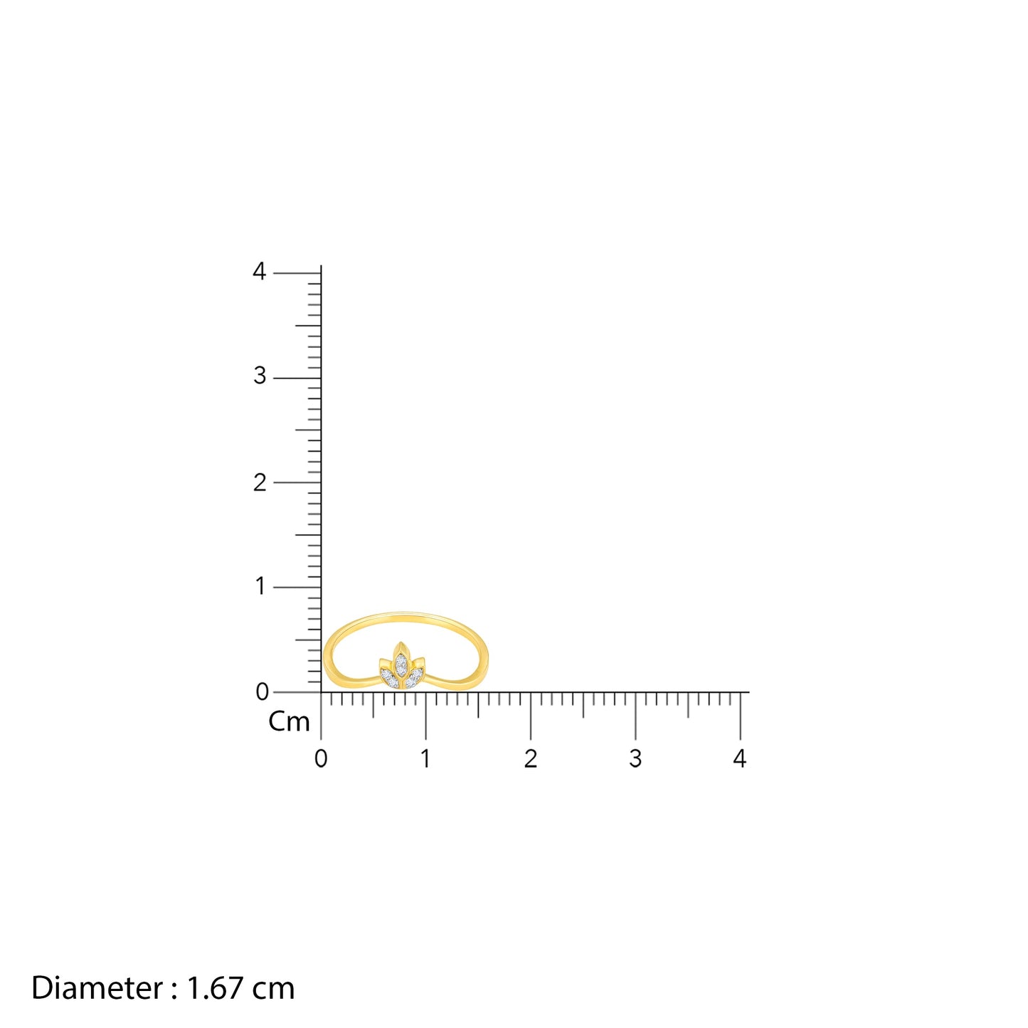 Gold Blooming Diamond Ring