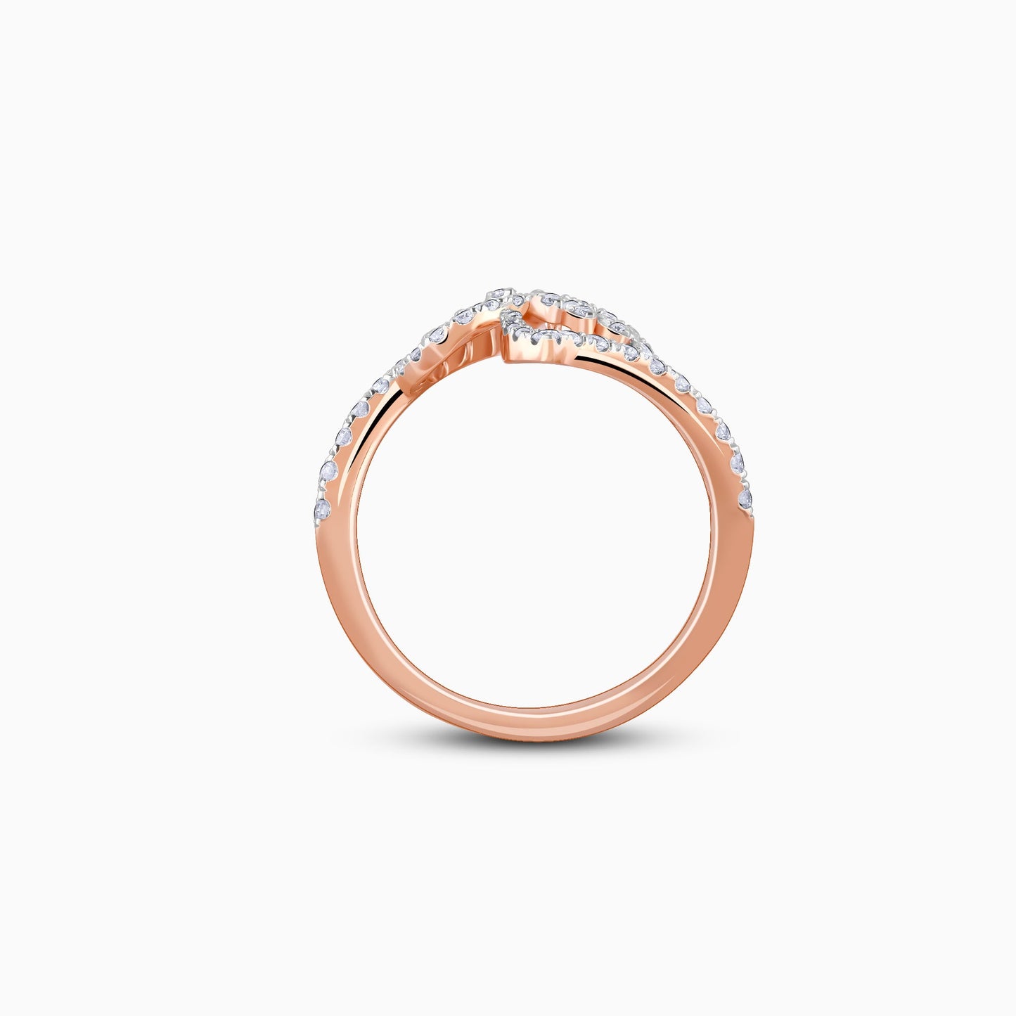 Rose Gold Zephyr Diamond Ring