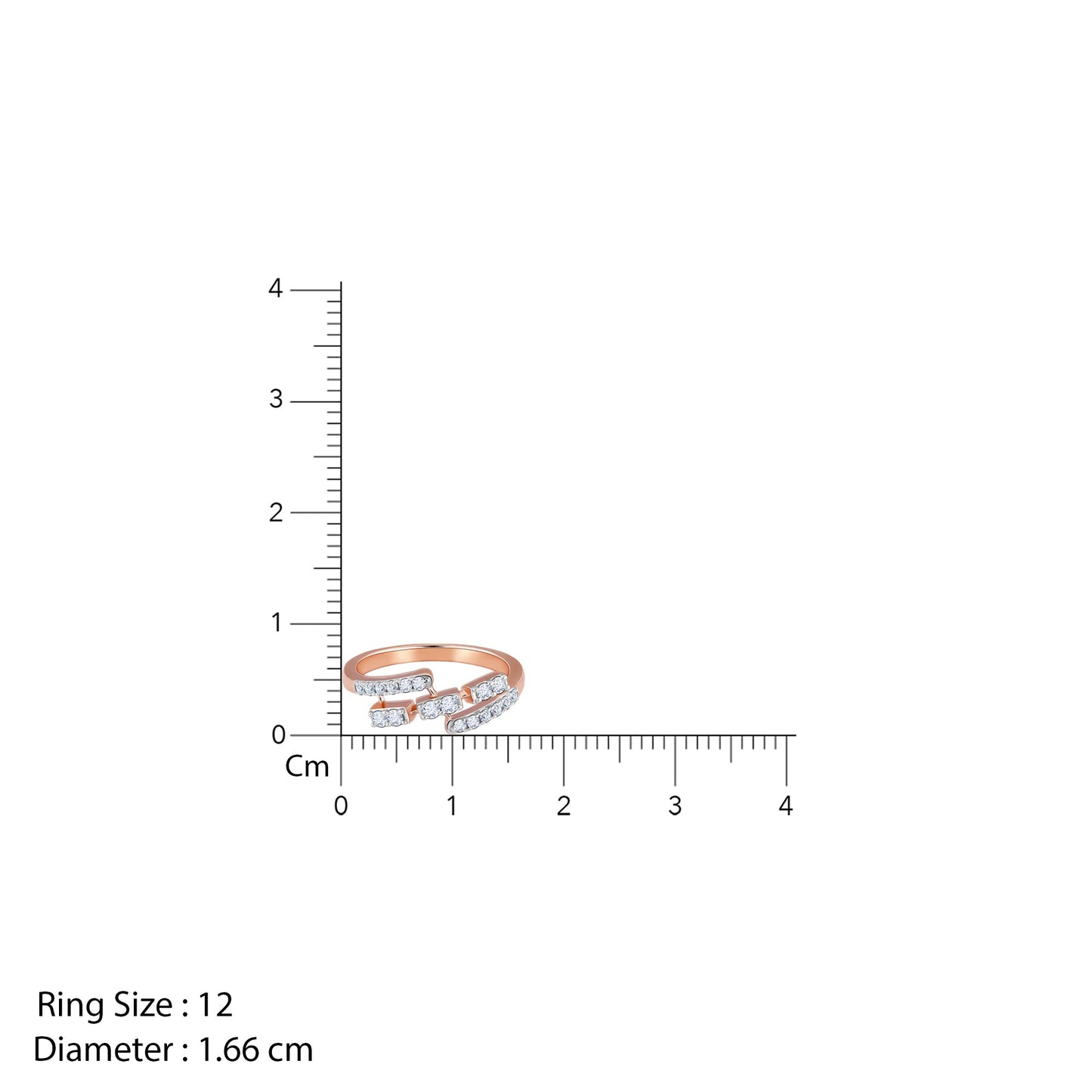 Rose Gold Starnight Diamond Ring