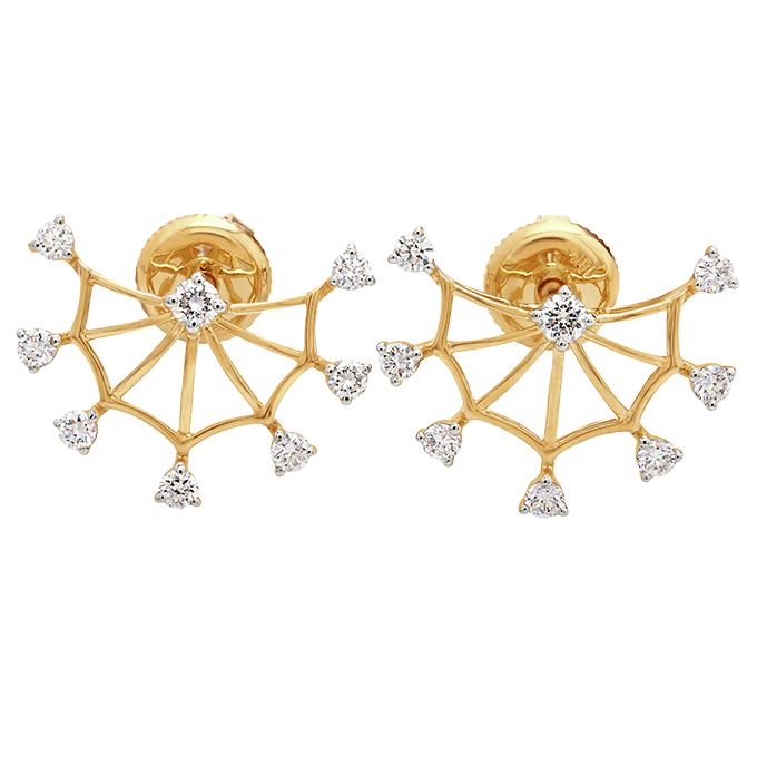 Aukera – Celestial Web Earrings