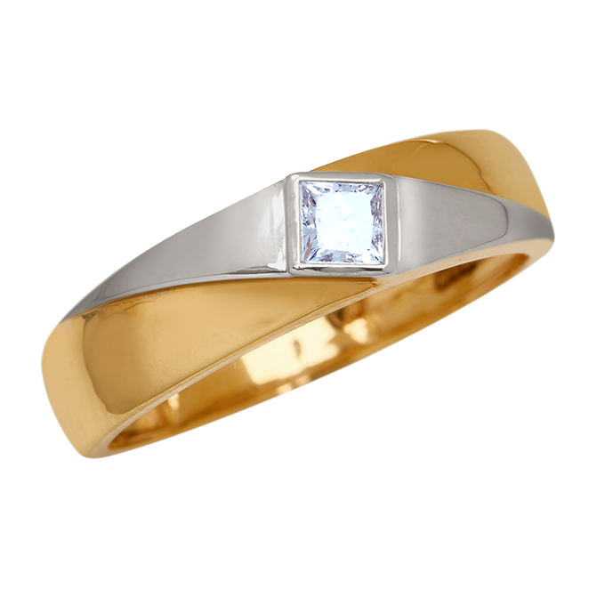 Aukera - Regal Square Diamond Men’s Ring