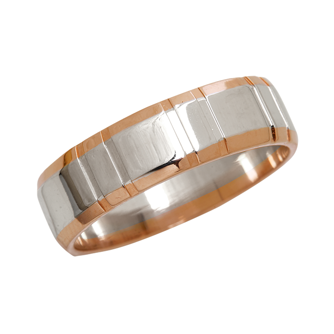 Aukera - Monarch Dual-Tone Men's Band