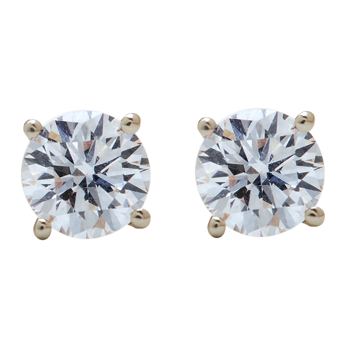 Aukera - Solitaire Diamond Studs
