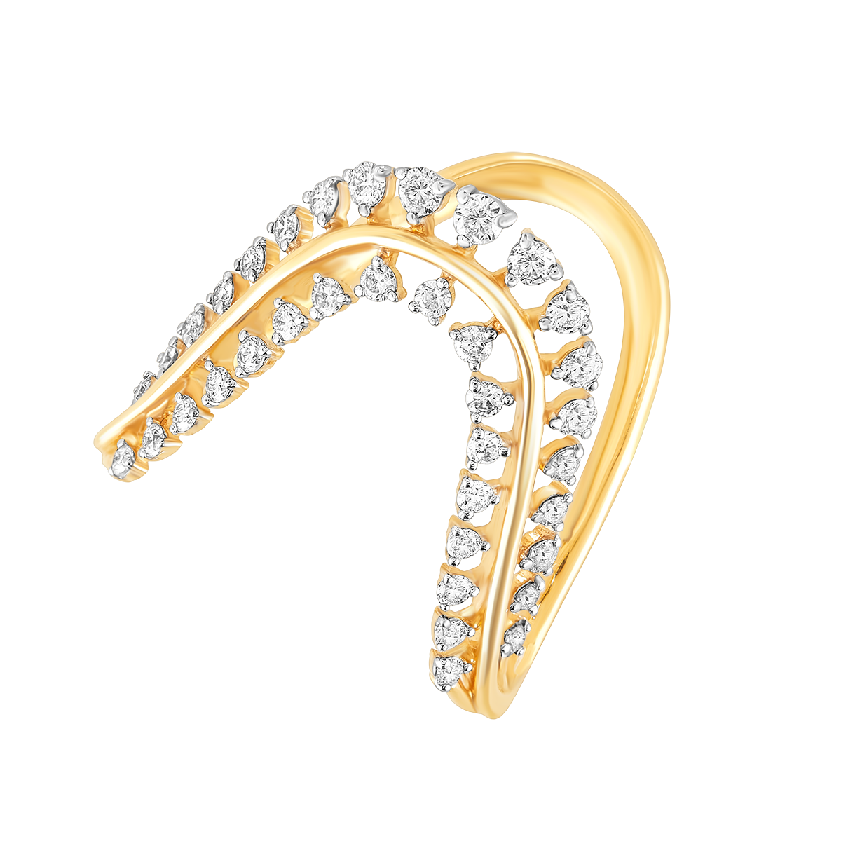 Aukera - Dual studded Vanki Ring