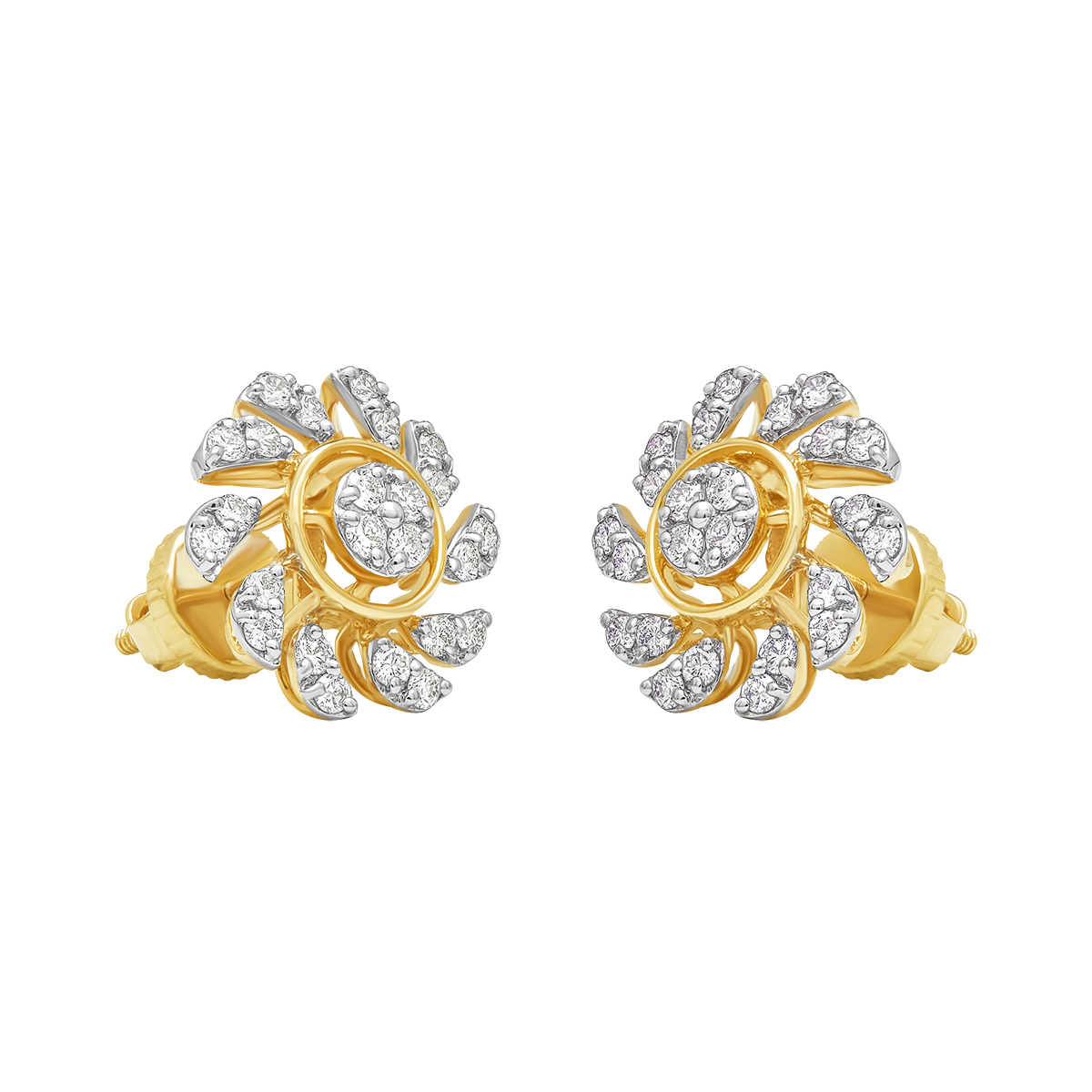 Aukera - Floral Cluster Studs