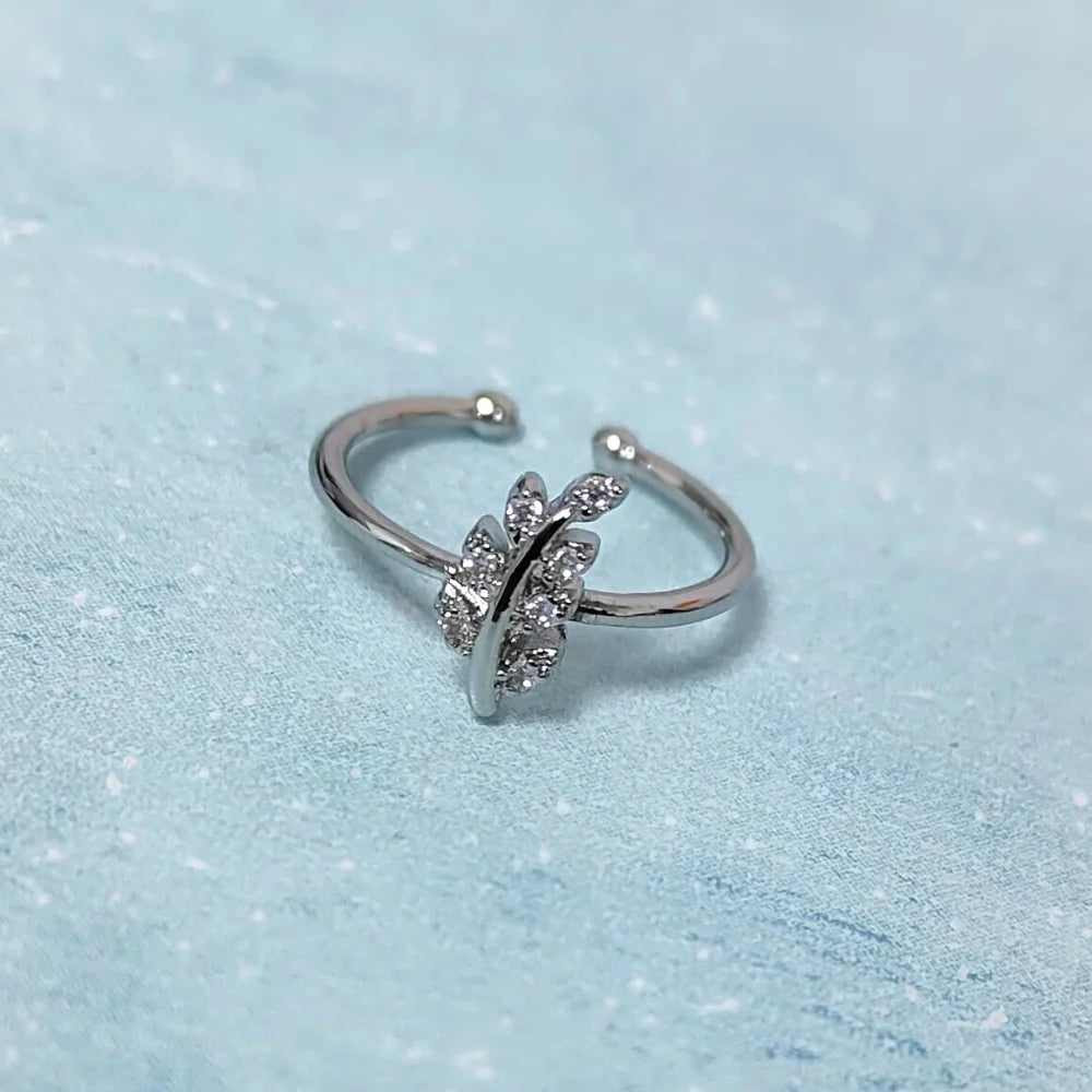 Celestial Leaf Adjustable Ring