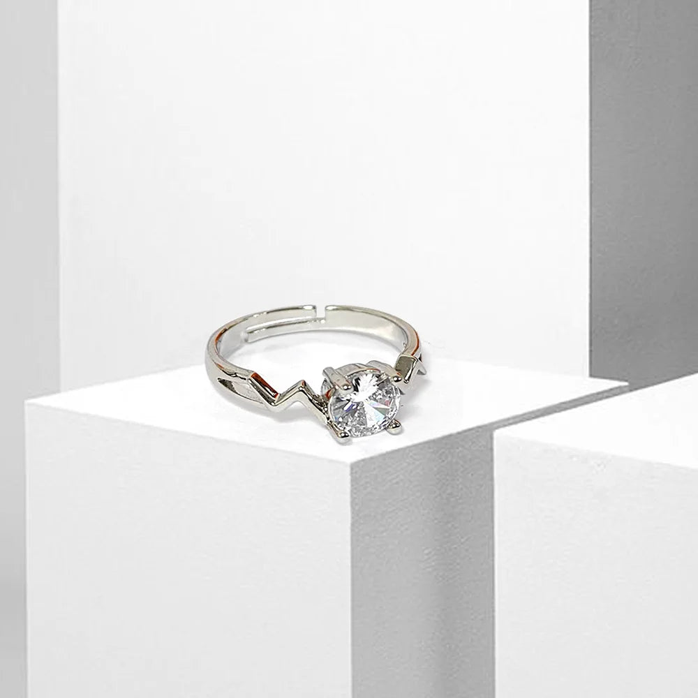 Radiant Pulse Solitaire Ring