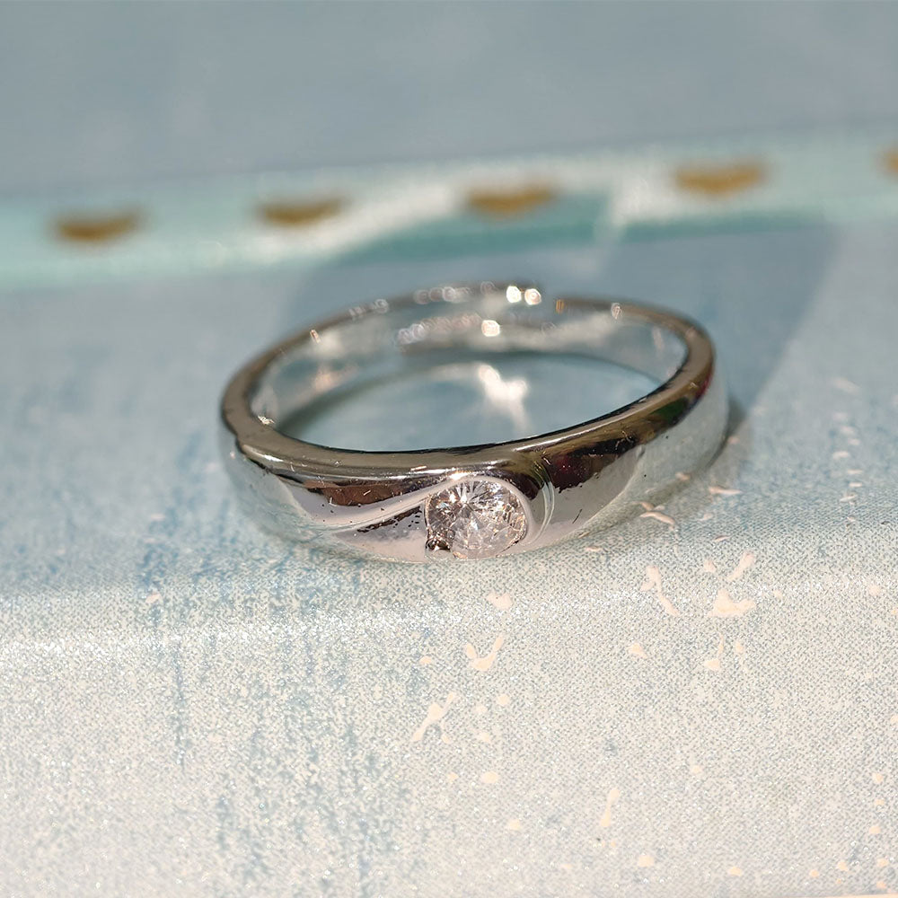 Special Adjustable Couple Rings Set for lovers Silver Plated