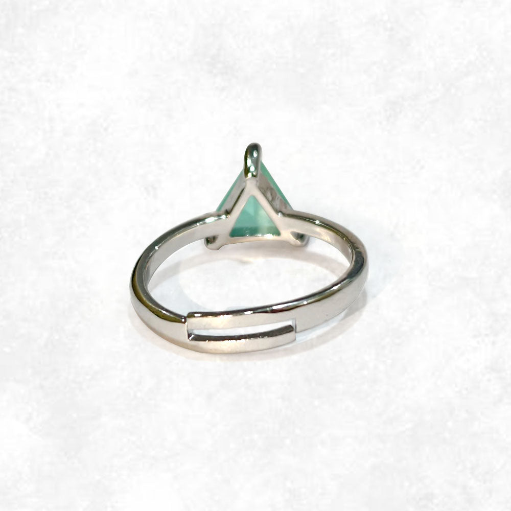 Aqua Trillion Serenity Ring