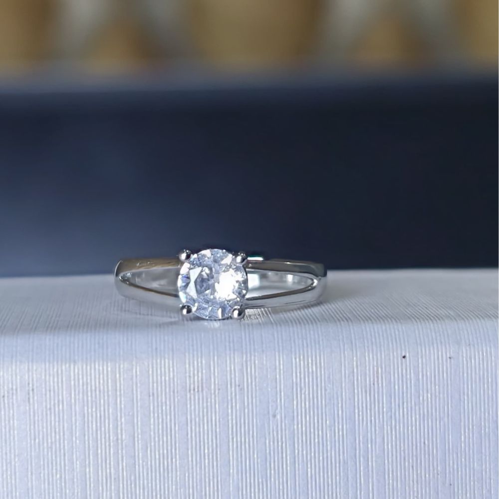 Women Silver Plated Floral Elegance Ring