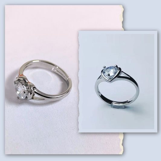 Celestial Heart Solitaire Ring