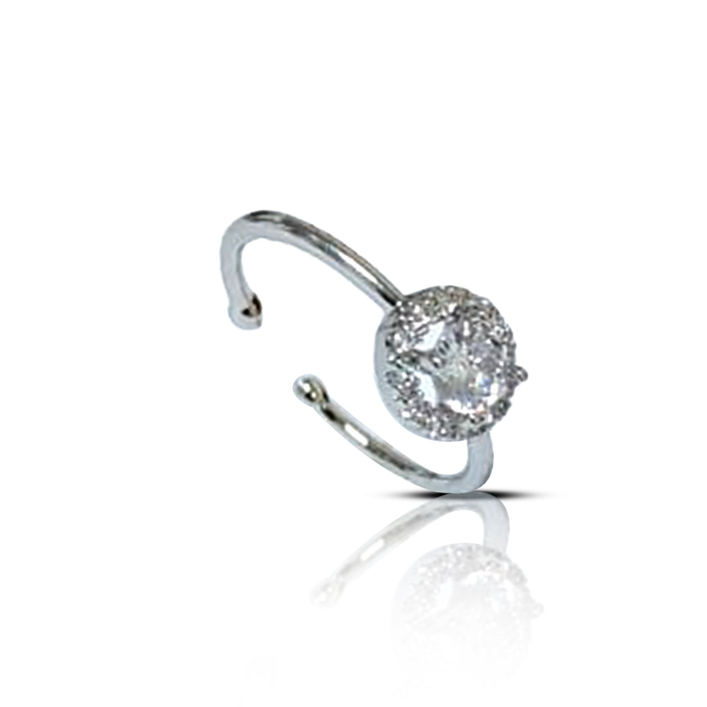 Radiant Aura Solitaire Ring
