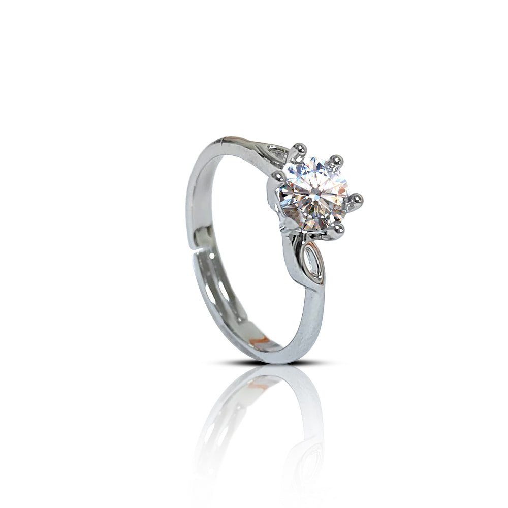 Eternal Twirl Solitaire Ring