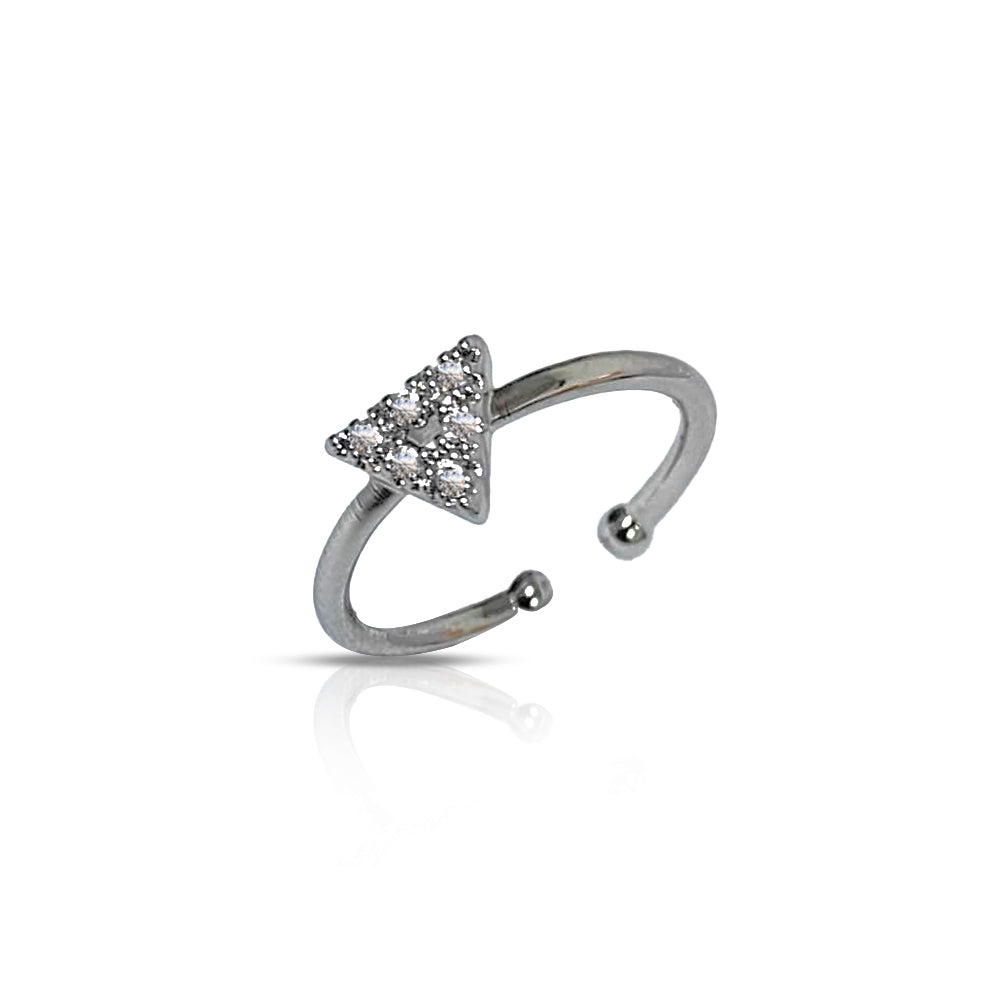 Radiant Arrow Adjustable Ring