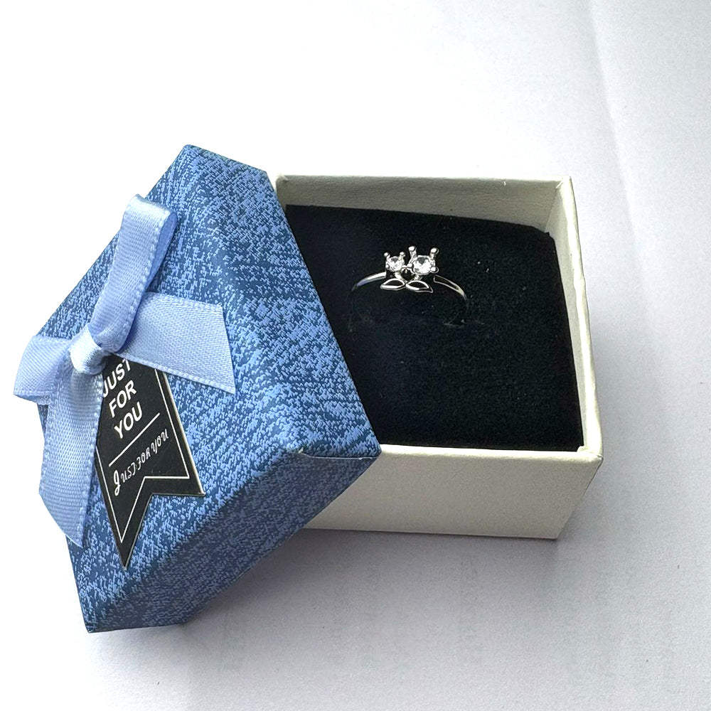 Silver Bloom Adjustable Ring