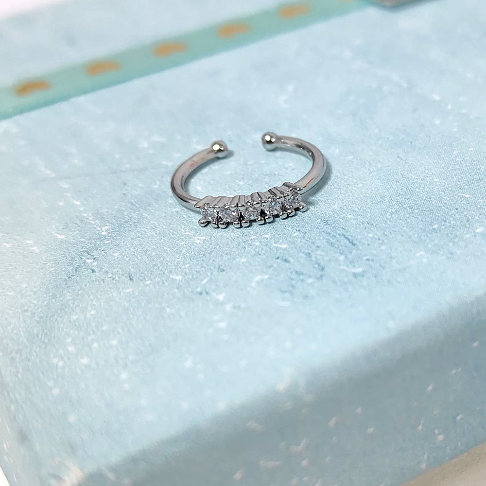 Celestial Spark Adjustable Ring