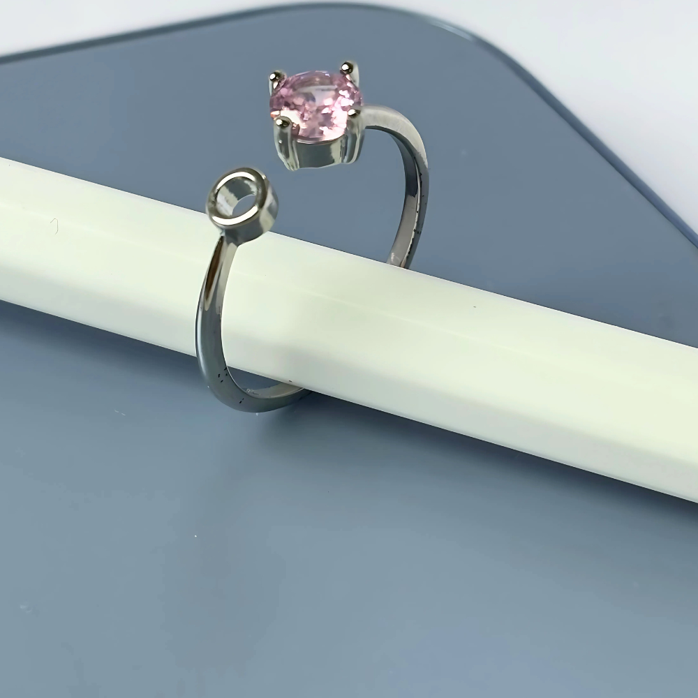 Pink Elegance Adjustable Ring
