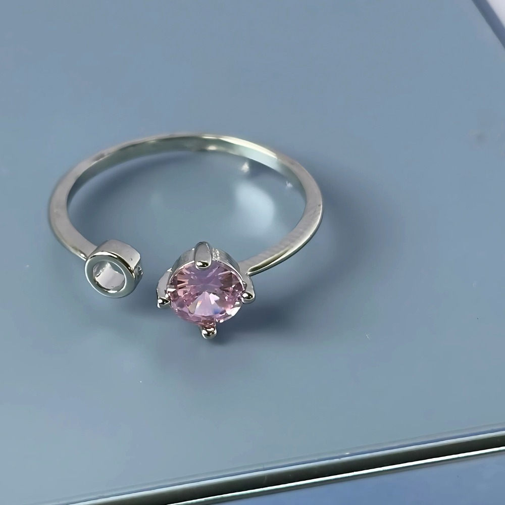 Pink Elegance Adjustable Ring