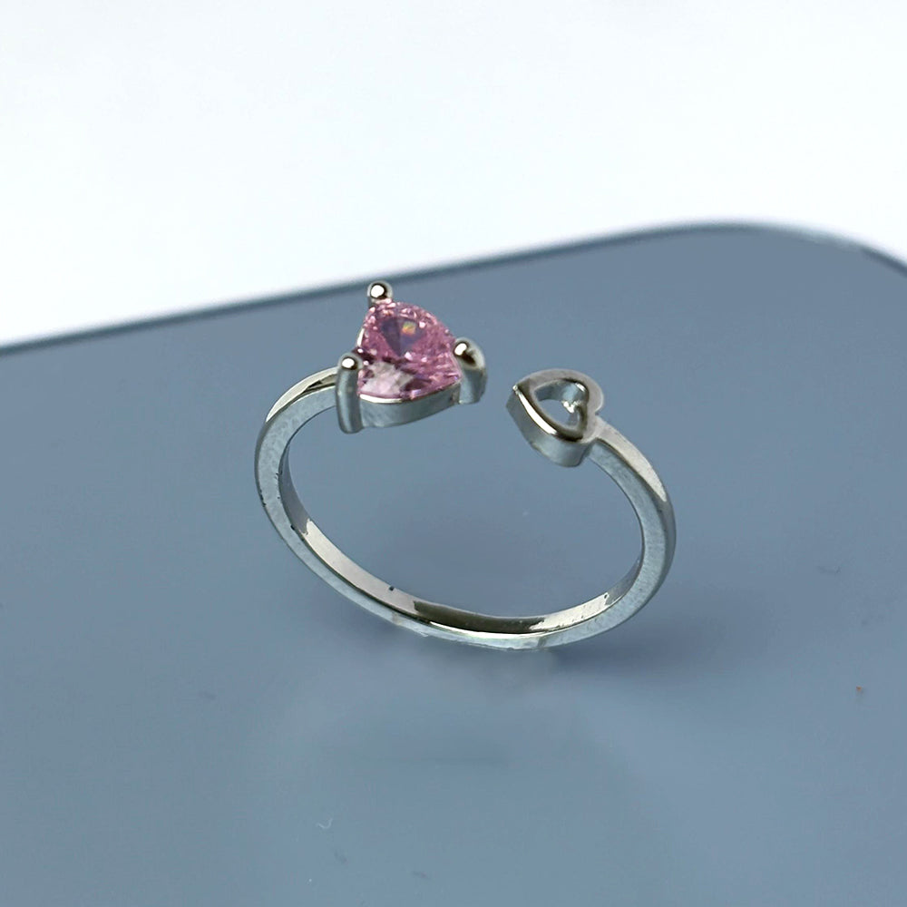 Trinity Love Pink Sapphire Ring
