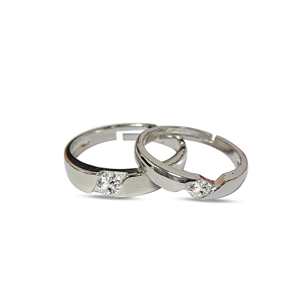 Silver Color Valentine Day Crystal Diamond