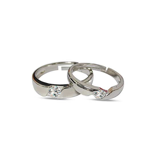 Silver Color Valentine Day Crystal Diamond