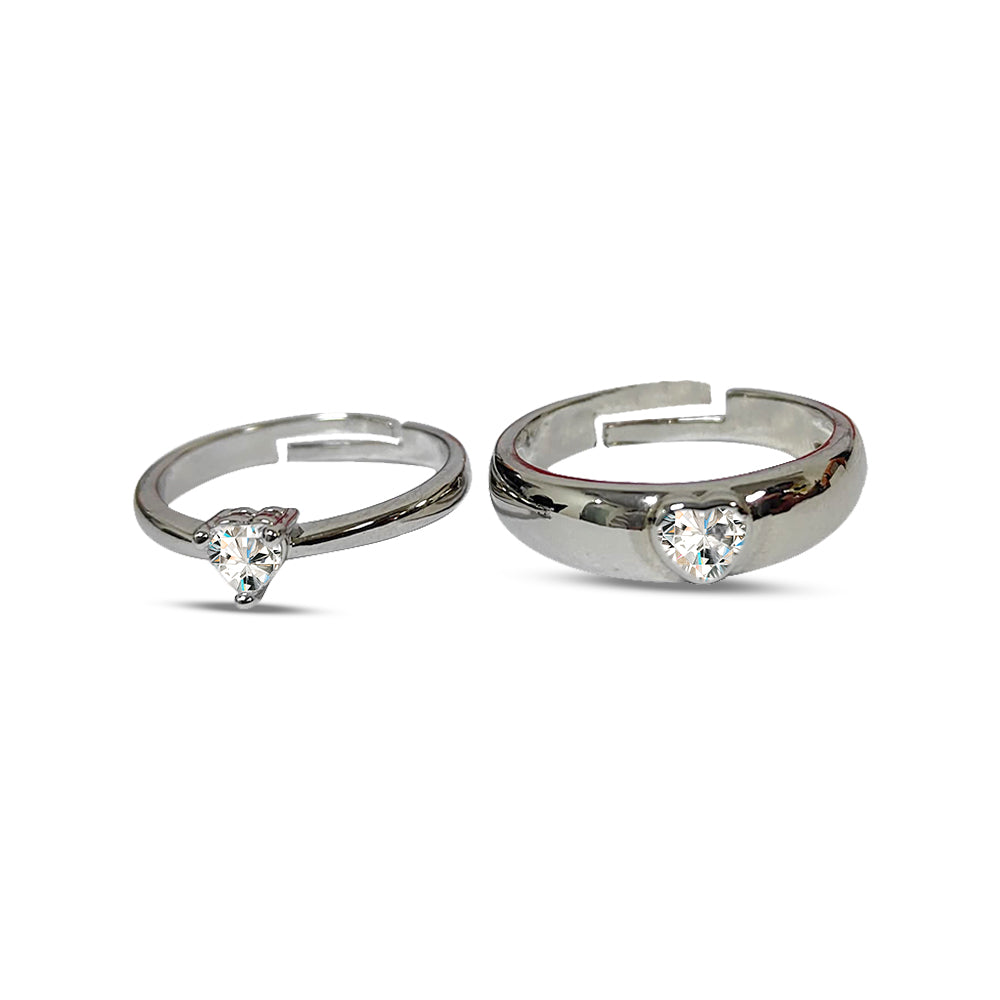 Eternal Heartbeat Couple Rings