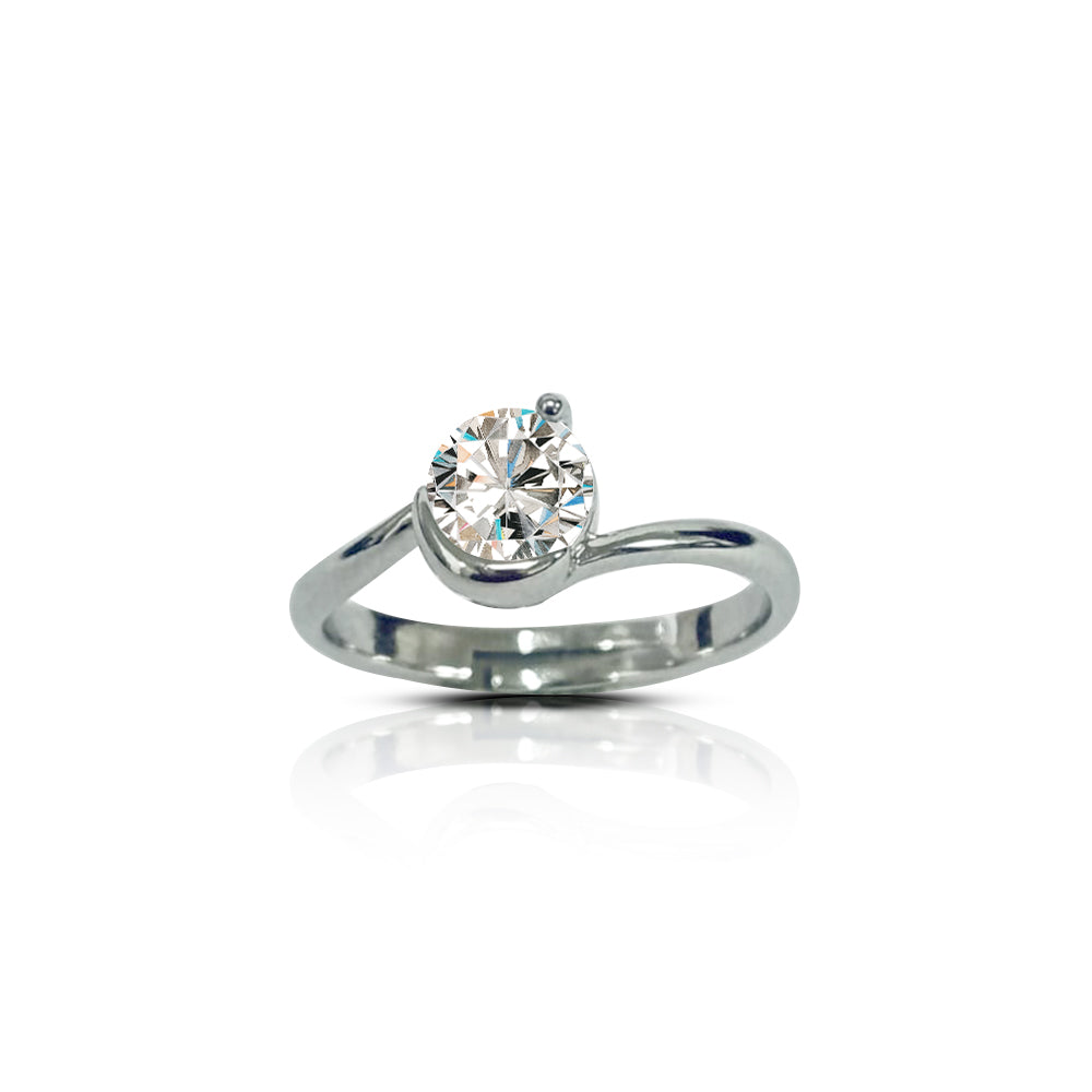 Luna Grace Solitaire Adjustable Ring