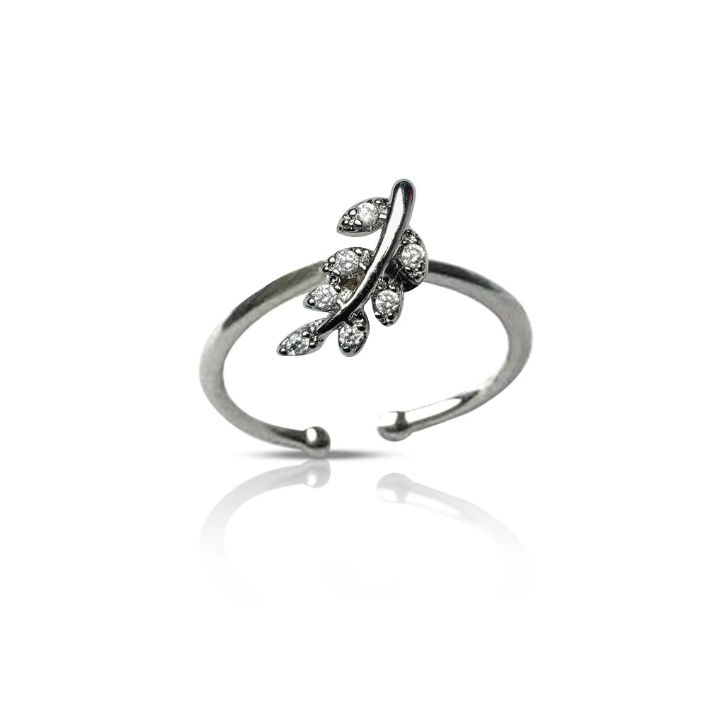 Celestial Leaf Adjustable Ring