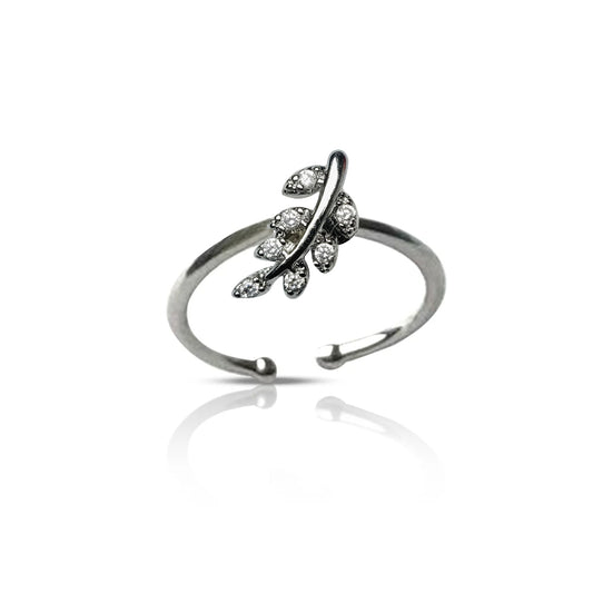Celestial Leaf Adjustable Ring