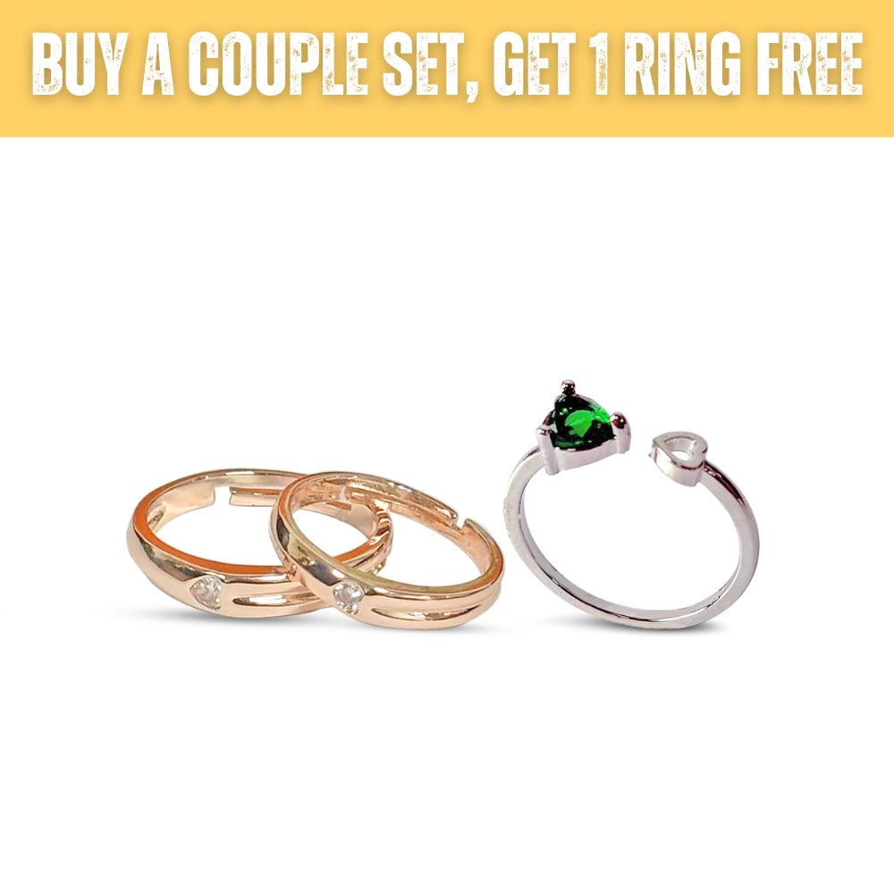 Crown Tied Combo Rings