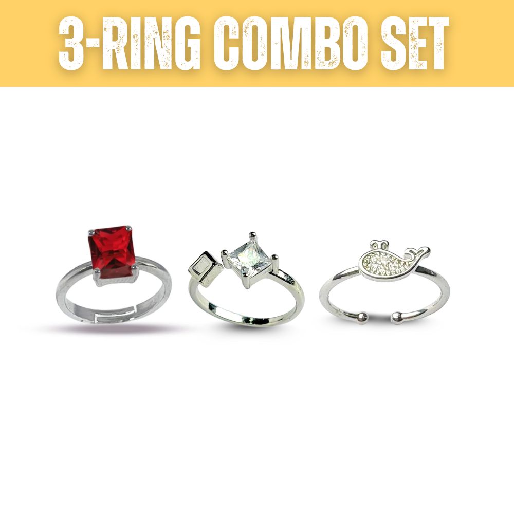 Trendy Triple Ring Set