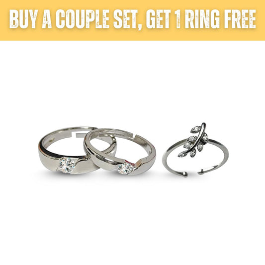 Dazzle Bond combo ring set