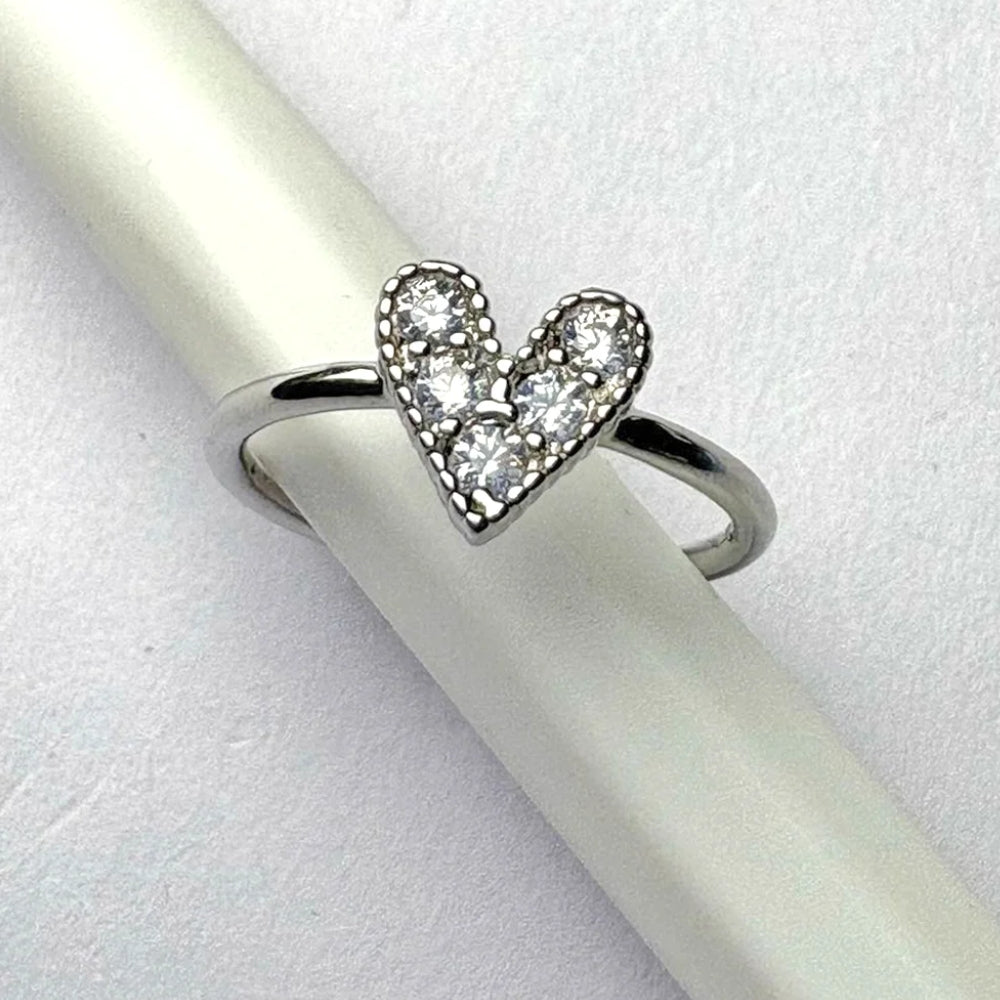 Heart Orbit Combo Ring