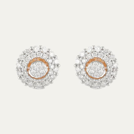 Aukera - Dazzle Cascade Halo Ear Studs