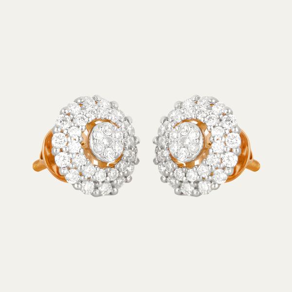 Aukera - Dazzle Cascade Halo Ear Studs