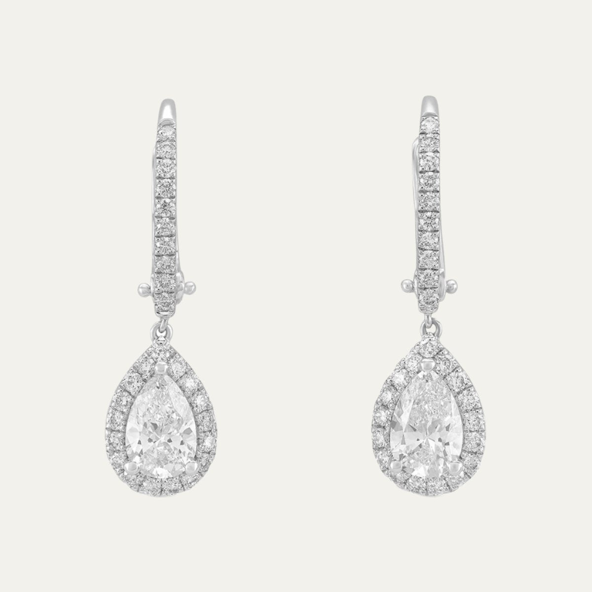 Aukera - Luminous Blossom Solitaire Earrings