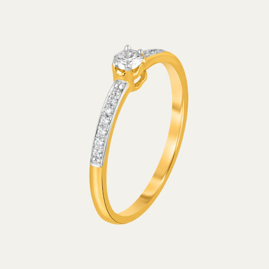 Aukera - Glimmering Orchid Ring