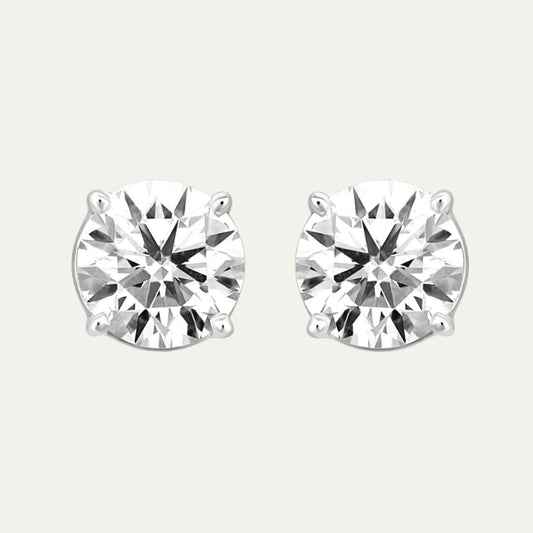 Aukera - Golden Romance Solitaire Gold Studs
