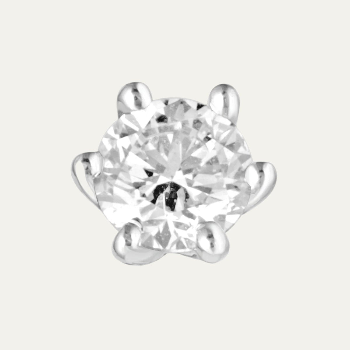 Aukera - Luminous Blossom Solitaire Nosepin