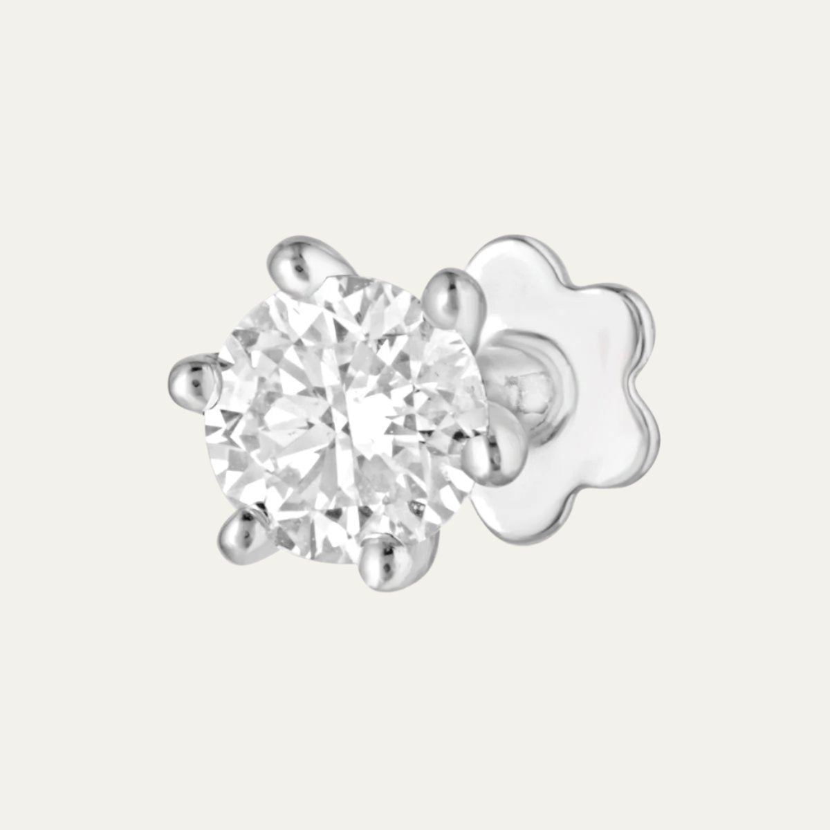 Aukera - Luminous Blossom Solitaire Nosepin