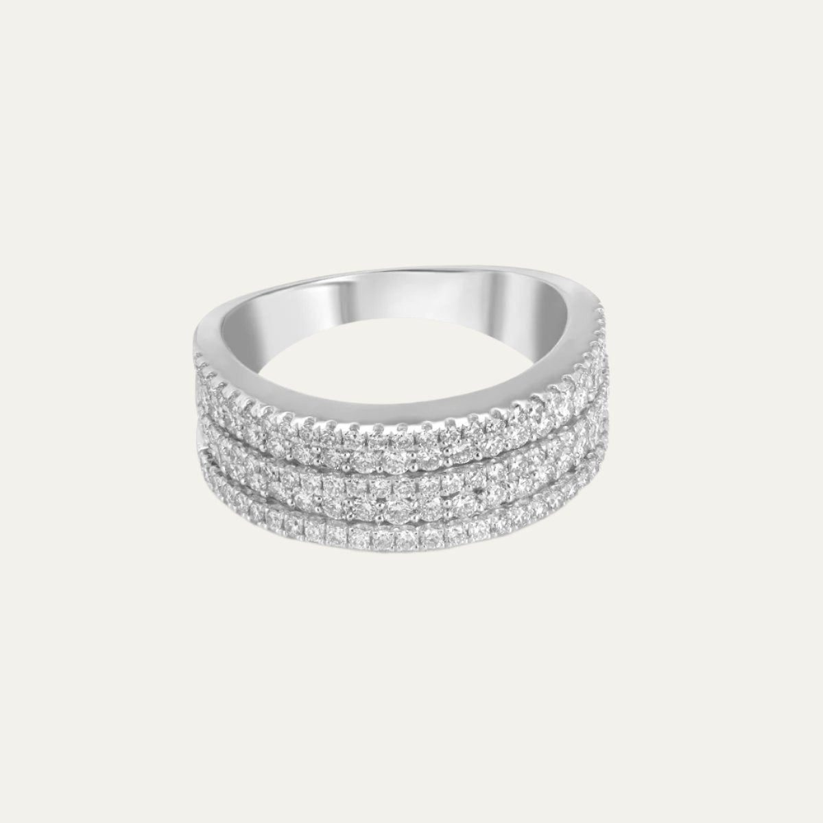 Aukera - Pure Brilliance - Triple Row Eternity Band