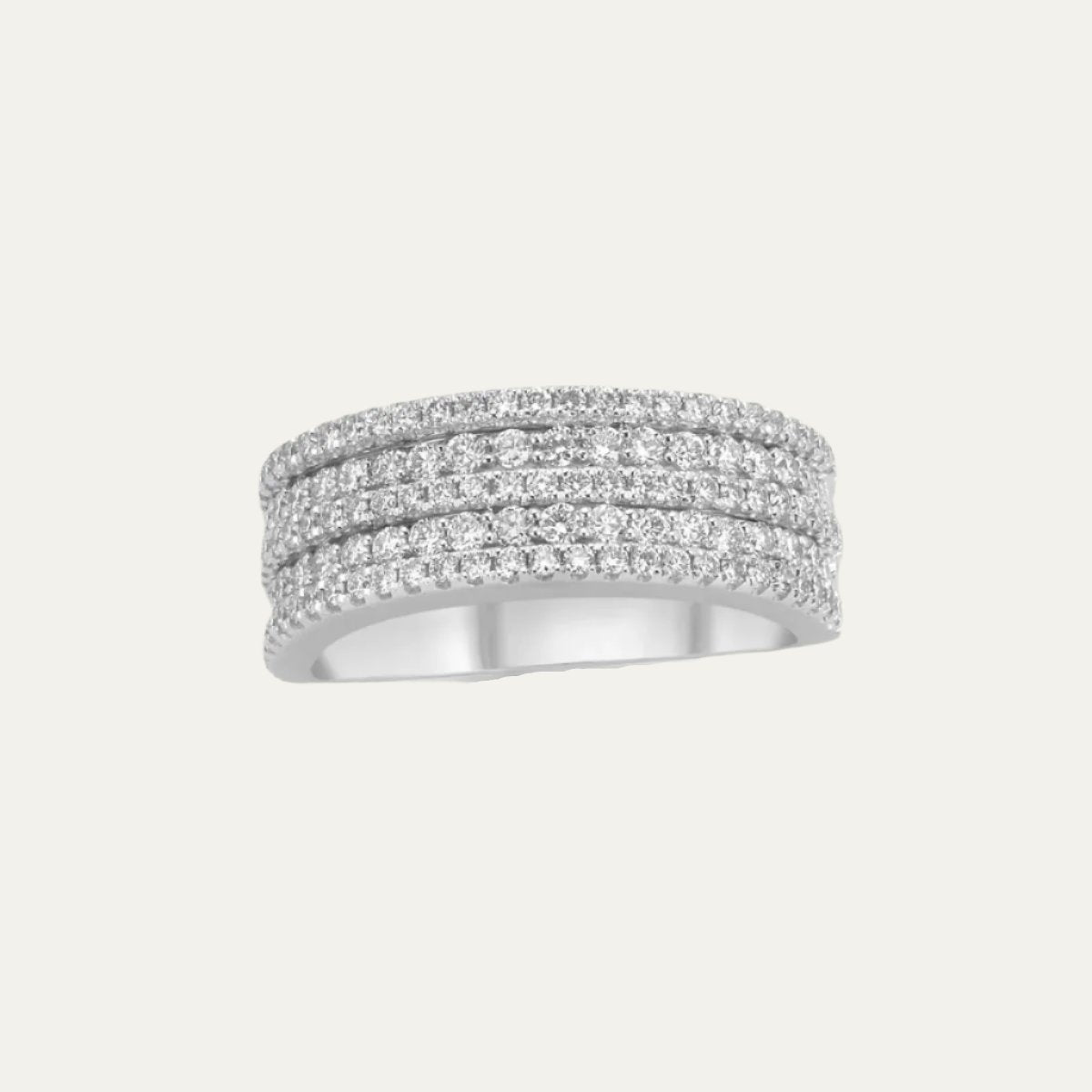 Aukera - Pure Brilliance - Triple Row Eternity Band
