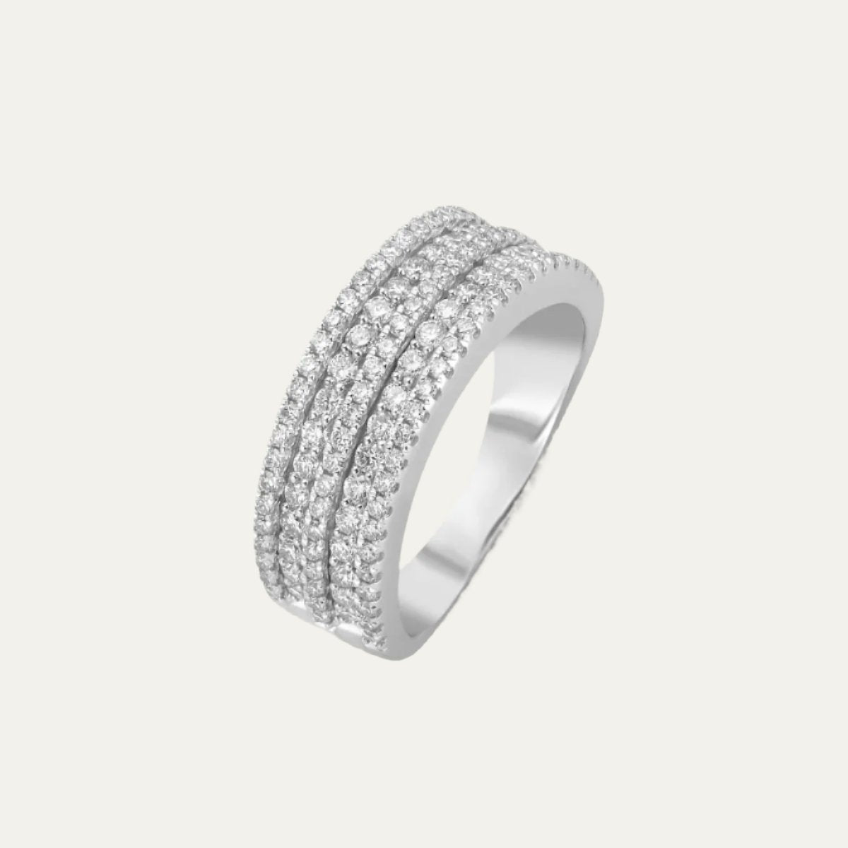 Aukera - Pure Brilliance - Triple Row Eternity Band