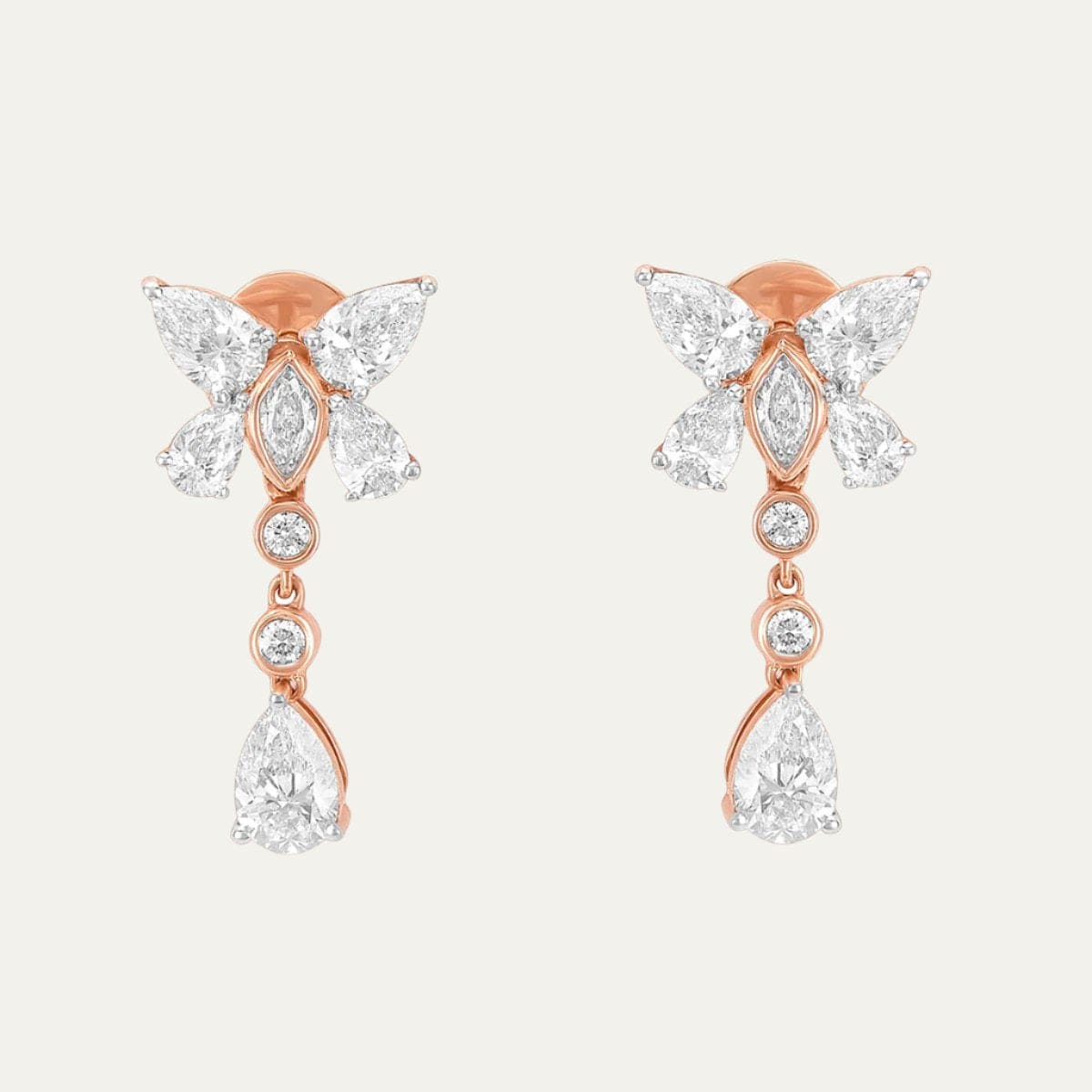 Aukera-RosÃ© Wing Radiance Earrings