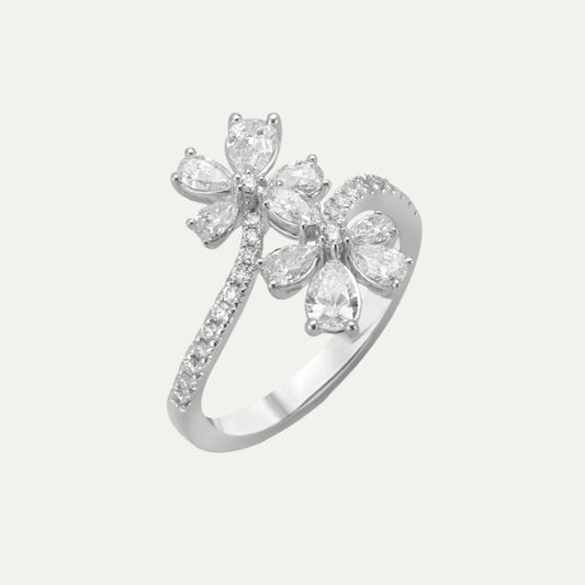Aukera - Cherry Blossom Cascade Ring